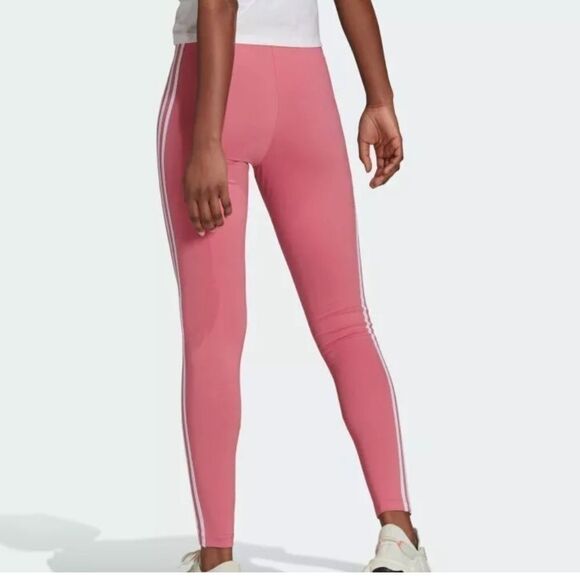 Adidas 3 Stripes Tights in Pink Size Small | Cotton |Jimmy Jazz rose tone S - Picture 11 of 15